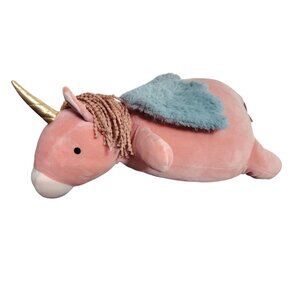 Pillowfort Weighted Unicorn Pegasus Plush, Pink, 20" Stuffed Animal Sensory